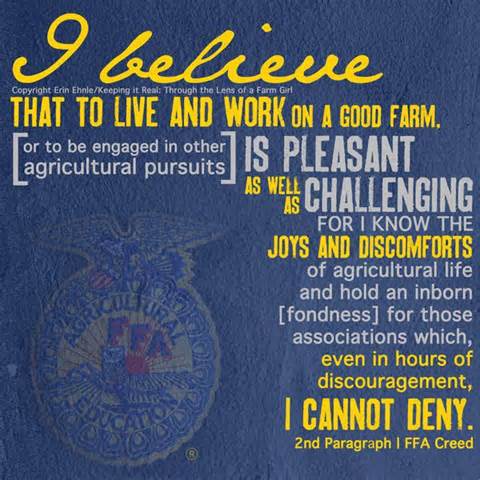 FFA Creed Speaking Night